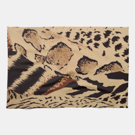 Tierausdruck Geschirrtuch (Horizontal)