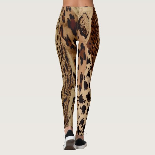 Tierausdruck Leggings (Rückseite)