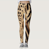 Tierausdruck Leggings (Vorderseite)
