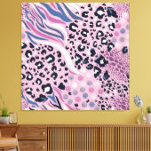 Tierausdruck Leinwanddruck (Insitu (Wohnzimmer))