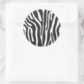 Tierausdruck Runder Aufkleber (Tasche)