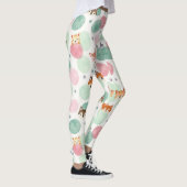 Tierausstechen aus dem hinteren Muster Leggings (Rechts)