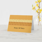 Tierausweis Geburtstagskarte Karte (Gelbe Blume)