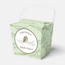 Tierbabydusche für Vögel Woodland Geschenkschachtel