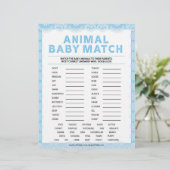 Tierbabymatte [Luxusspitze [blau]] Briefbogen (Stehend Vorderseite)