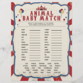 Tierbabys [Thema Zirkus] Briefbogen (Vorderseite)