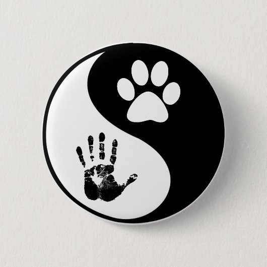 Tierbalance und Harmonie Button (Vorderseite)