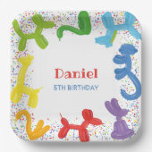 TIERBALLOONS PAPPTELLER (Vorderseite)