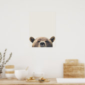 Tierbär Poster (Küche)