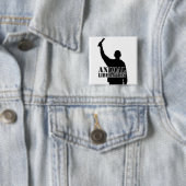 Tierbefreiung Button (Beispiel)