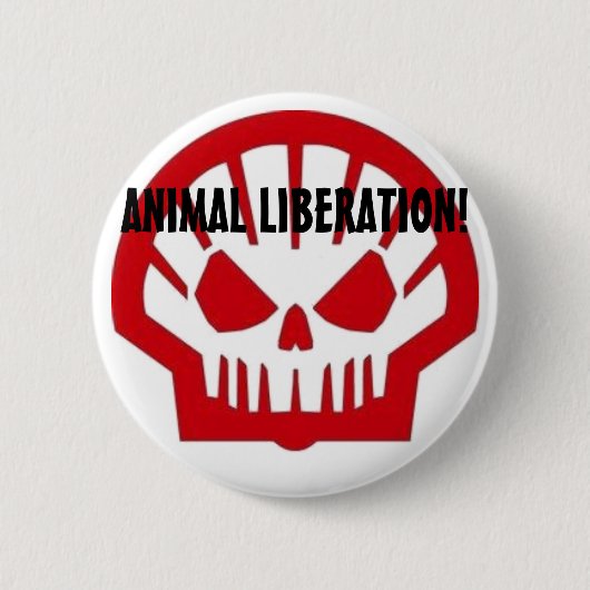 Tierbefreiung! Button (Vorderseite)