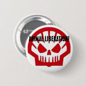 Tierbefreiung! Button (Vorne & Hinten)