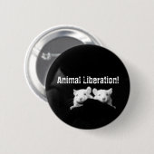 Tierbefreiung! Button (Vorne & Hinten)