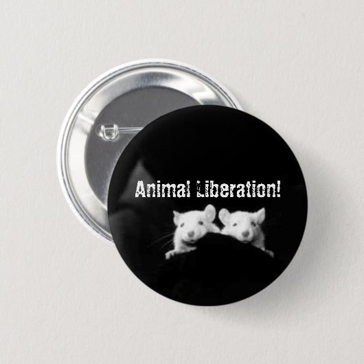 Tierbefreiung! Button (Vorne & Hinten)