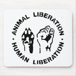 Tierbefreiung - menschliche Befreiung Mousepad