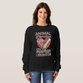 Tierbefreiung Sweatshirt (Vorne ganz)
