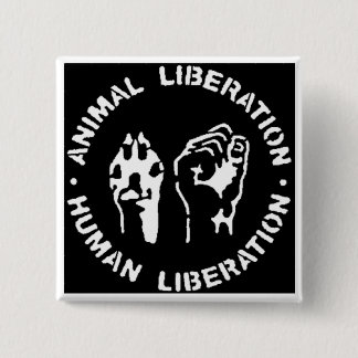 Tierbefreiungs-Knopf Button