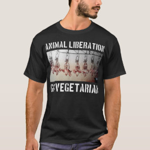 Tierbefreiungs-Shirt (Schwarzes) T-Shirt