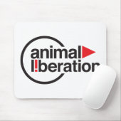 Tierbefreiungs-T - Shirt Mousepad (Mit Mouse)