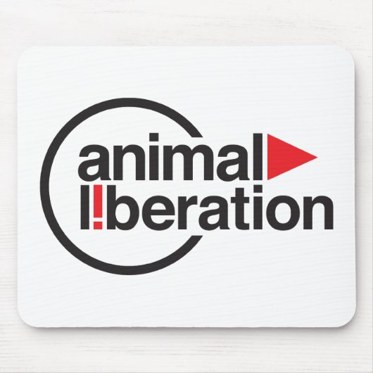 Tierbefreiungs-T - Shirt Mousepad (Vorne)