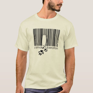Tierbefreiungs-Typ-Shirt T-Shirt