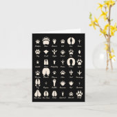 Tierbeobachtung: Gemeinsame Tiere und Wildtiere Karte (Gelbe Blume)