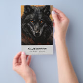 Tierbetreuer Spaziergänger Flyer (Handgriff)