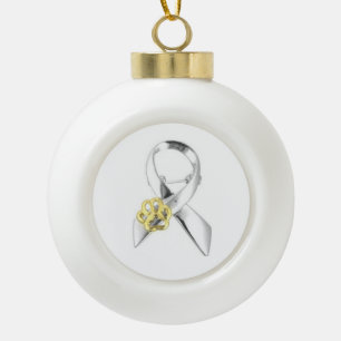 Tierbewusstsein Einen Weihnachtsbaum aufhängen  Keramik Kugel-Ornament