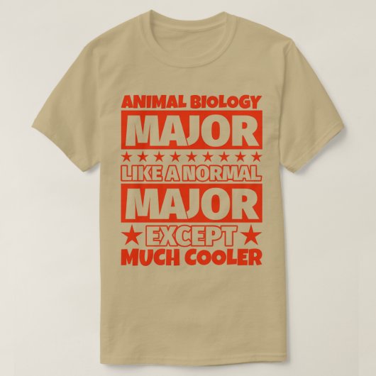 Tierbiologische Großgeschenke, außer viel Cooler T-Shirt (Design vorne)