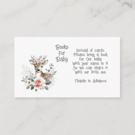 Tierbücher für Hirschwald mit Baby-Einschließungsk Begleitkarte