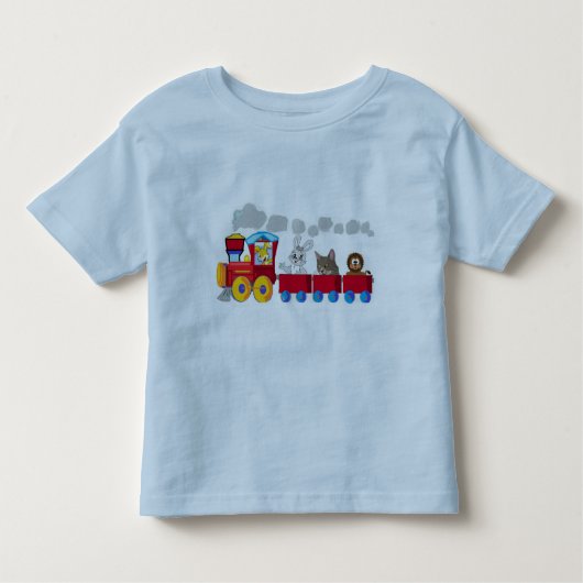 TierChoo-Choo Zug Kleinkind T-shirt (Vorderseite)