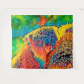 TierColor_Koala_001 Wandteppich (Vorderseite (Horizontal))