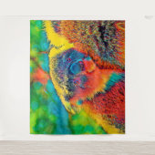 TierColor_Koala_001 Wandteppich (Vorderseite)