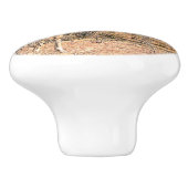 TIERDEKOR FÜR KINDERZIMMER/GIRAFFE KERAMIK WISSENS KERAMIKKNAUF (Seitenansicht)