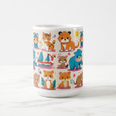 Tierdesign für spielerische Kinder Kaffeetasse (Mittel)