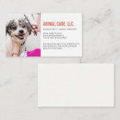 Tierdienste | Hunde zum Haarschnitt Visitenkarte (Vorne/Hinten)