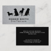 Tierdienste | Hundeschulung Visitenkarte (Vorne/Hinten)