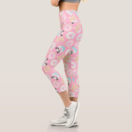 Tierdosen und Sprinklen niedlich Capri Leggings