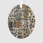 Tierdruck - Akrylverzierung Ornament (Vorderseite)