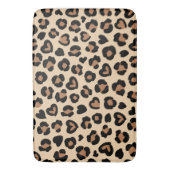 Tierdruck, Braunleopard, Geparden, Herz Badematte (Vorderseite Vertikal)