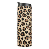 Tierdruck, Braunleopard, Geparden, Herz Thermosbecher (Nach rechts gedreht)