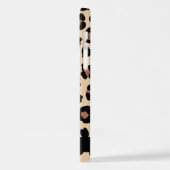 Tierdruck, Braunleopard, Herz, Ihr Name iPhone Hülle (Linke Seite)