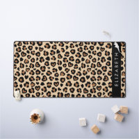 Tierdruck, Braunleopard, Herz, Ihr Name