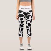 Tierdruck Capri Leggings (Vorderseite)