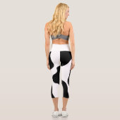 Tierdruck Capri Leggings (Rückseite)