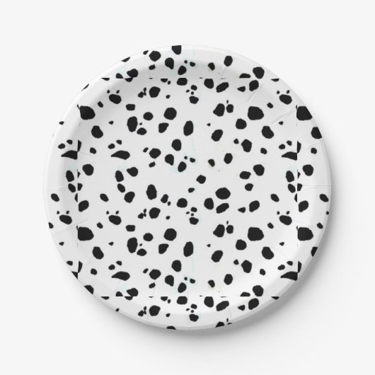 Tierdruck Dalmation Pappteller (Vorderseite)