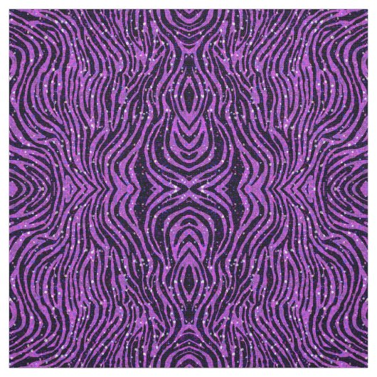 Tierdruck des lila Zebra mit Glitter Stoff (Muster)