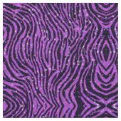 Tierdruck des lila Zebra mit Glitter Stoff (Nahaufnahme)