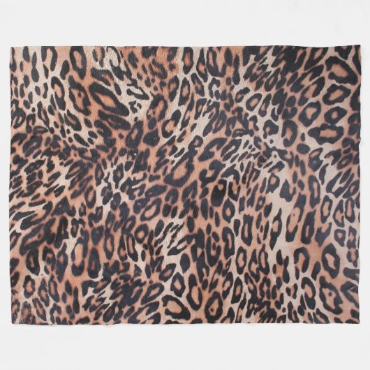 Tierdruck Fleecedecke (Vorderseite (Horizontal))