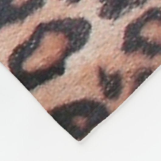 Tierdruck Fleecedecke (Ecke)